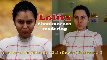Simultaneous rendering in Unreal 5 & Blender 3 2 Eevee