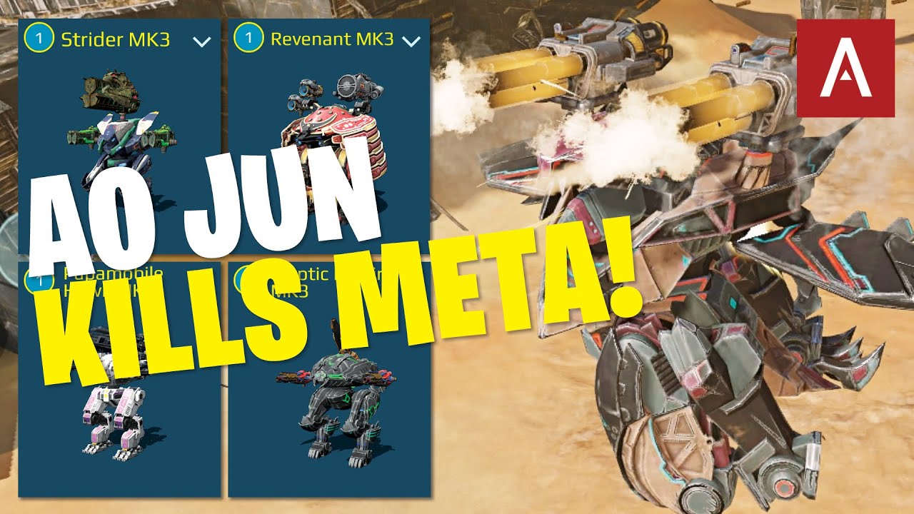 This AO JUN Killed The Meta! Dream Hangars Episode 101 War Robots Gameplay WR