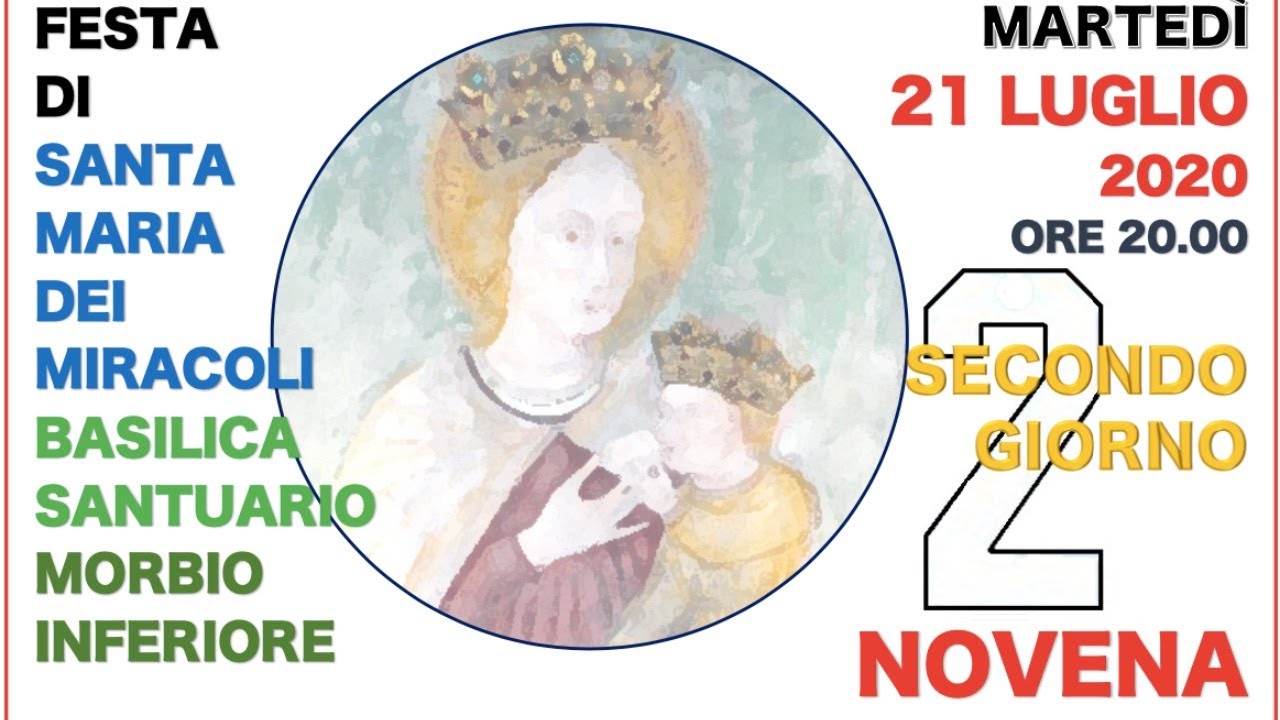 Novena alla Festa di Santa Maria dei Miracoli 2° Giorno - YouTube