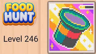 Food hunt pixel puzzle level 246  solution and walkthrough for gameplay 
