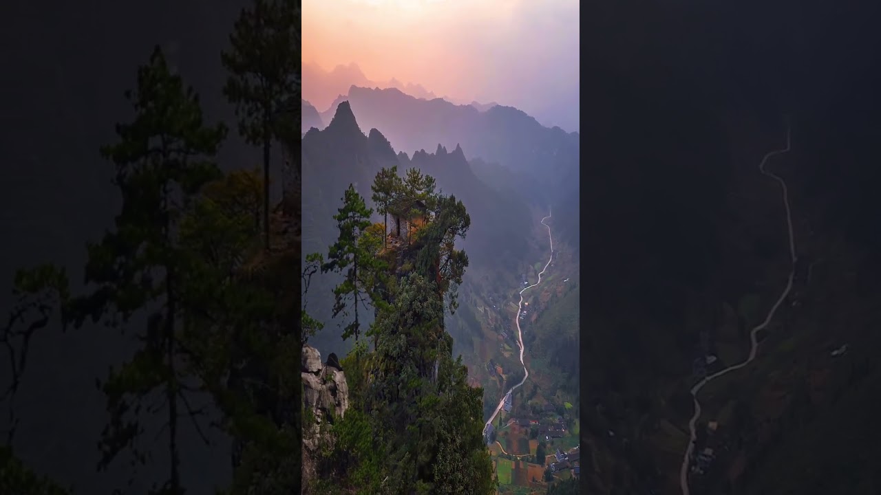 A mysterious building was found in the mountains. 