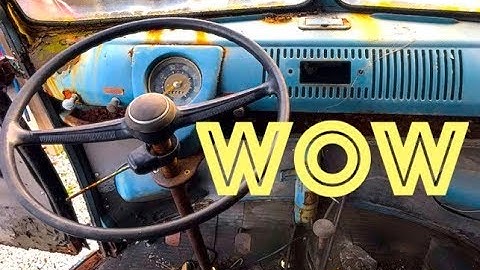 1958 VW bus pressed bumper panel walk around