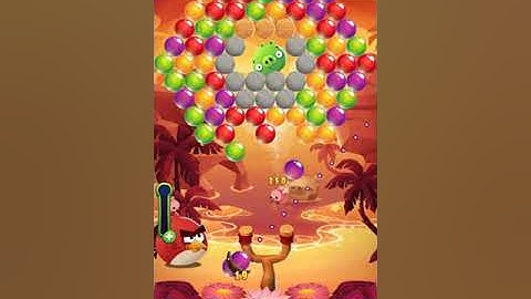 Angry Birds POP Bubble Shooter - Level 50. Gameplay Android walkthrough