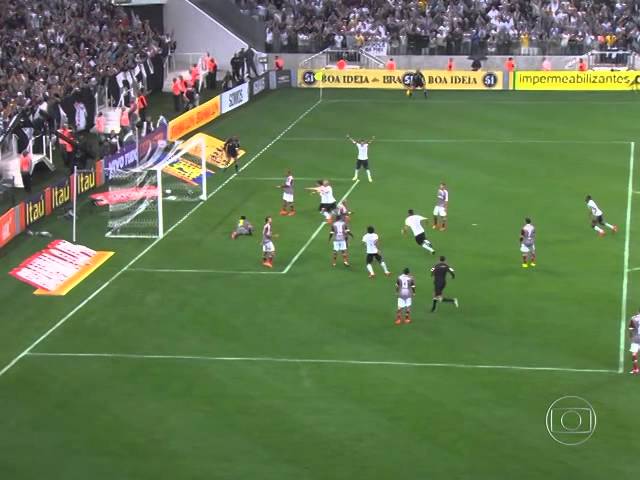 Gol e Hino: Corinthians, na Arena Corinthians (versão Globo RJ) class=