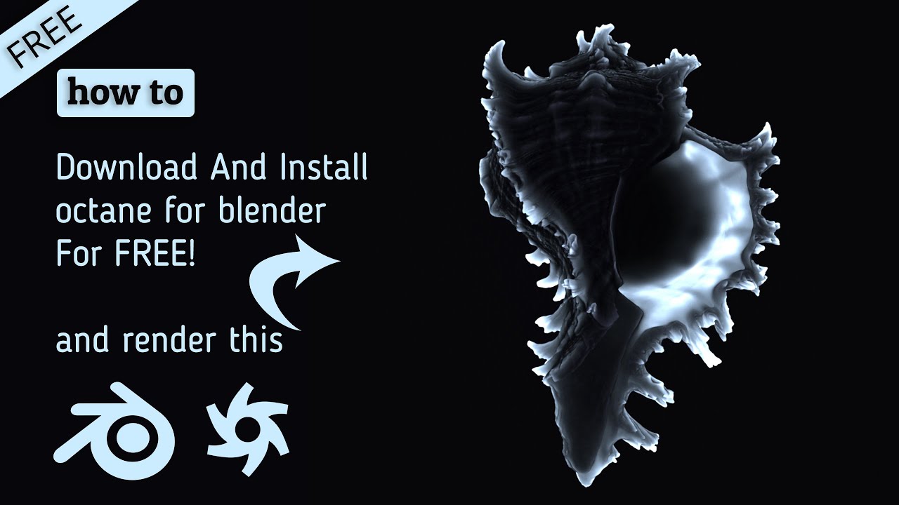 how to download and install octane 2020 for blender for free and make your 1st render