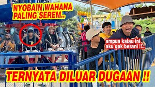 NYOBAIN WAHANA SUPER SEREM DI SALOKA !! Boy dan Enthul sampe gak kuat