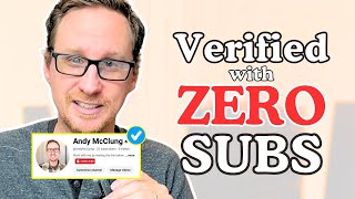 YouTube verified with less than 100,000 Subscribers?