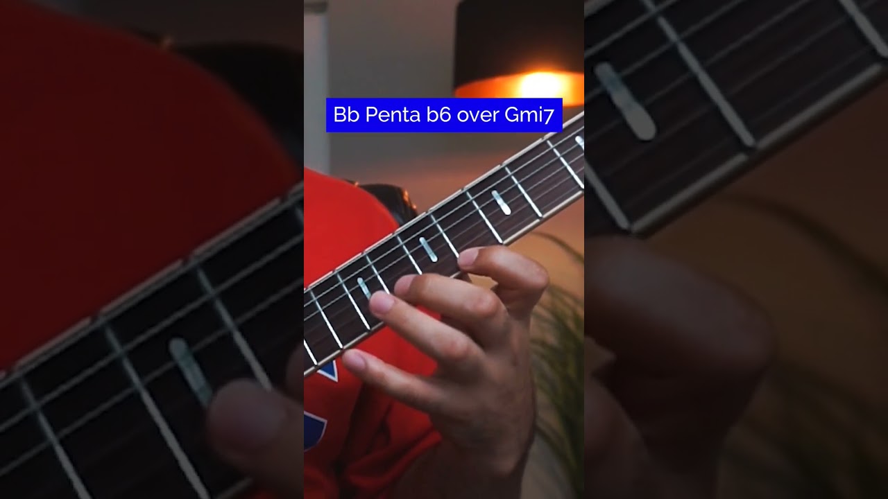 Penta b6 sequence to play a Major II-V-I Comment for a link to the PDF 