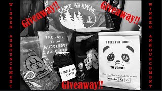 Giveaway Winner Announcement
