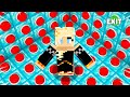 100 DIAMOND Mystery Buttons but Only ONE Lets You Escape... - Minecraft