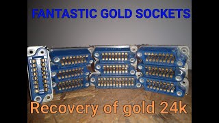 Gold from blue sockets