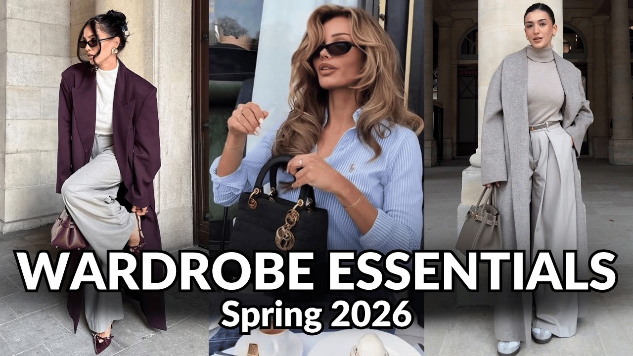 Идеальный весенний капсульный гардероб | 8 вневременных вещей для весны 2026 года