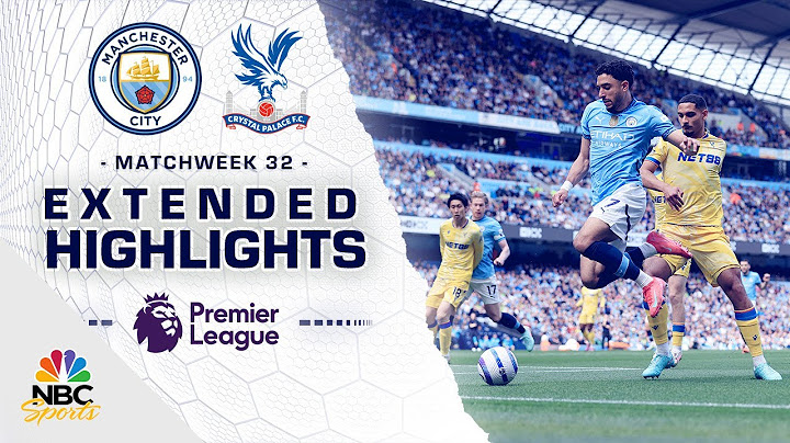 Manchester City v. Crystal Palace | PREMIER LEAGUE HIGHLIGHTS | 4/12/2025 | NBC Sports