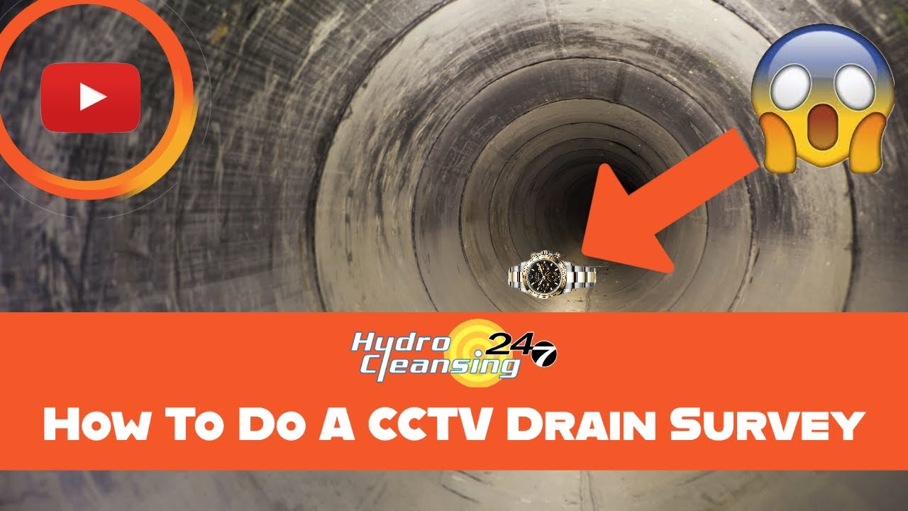 How To Do A CCTV Drain Survey | Hydro Cleansing - YouTube