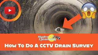 how to do a cctv drain survey | hydro cleansing