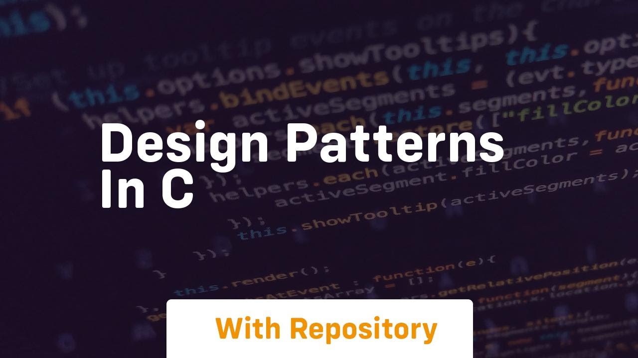 Design patterns in c - YouTube