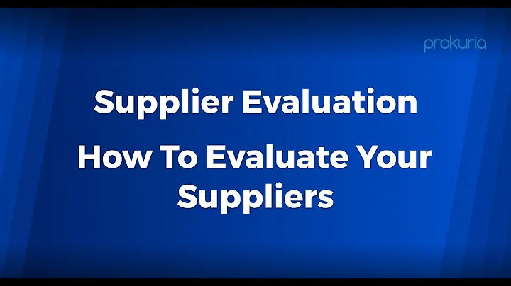 Supplier Evaluation - How To Evaluate Your Suppliers - DayDayNews