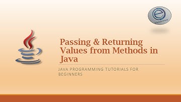 17. Passing & Returning Values From Methods - Java Programming Tutorials 2019 - Urdu/Hindi