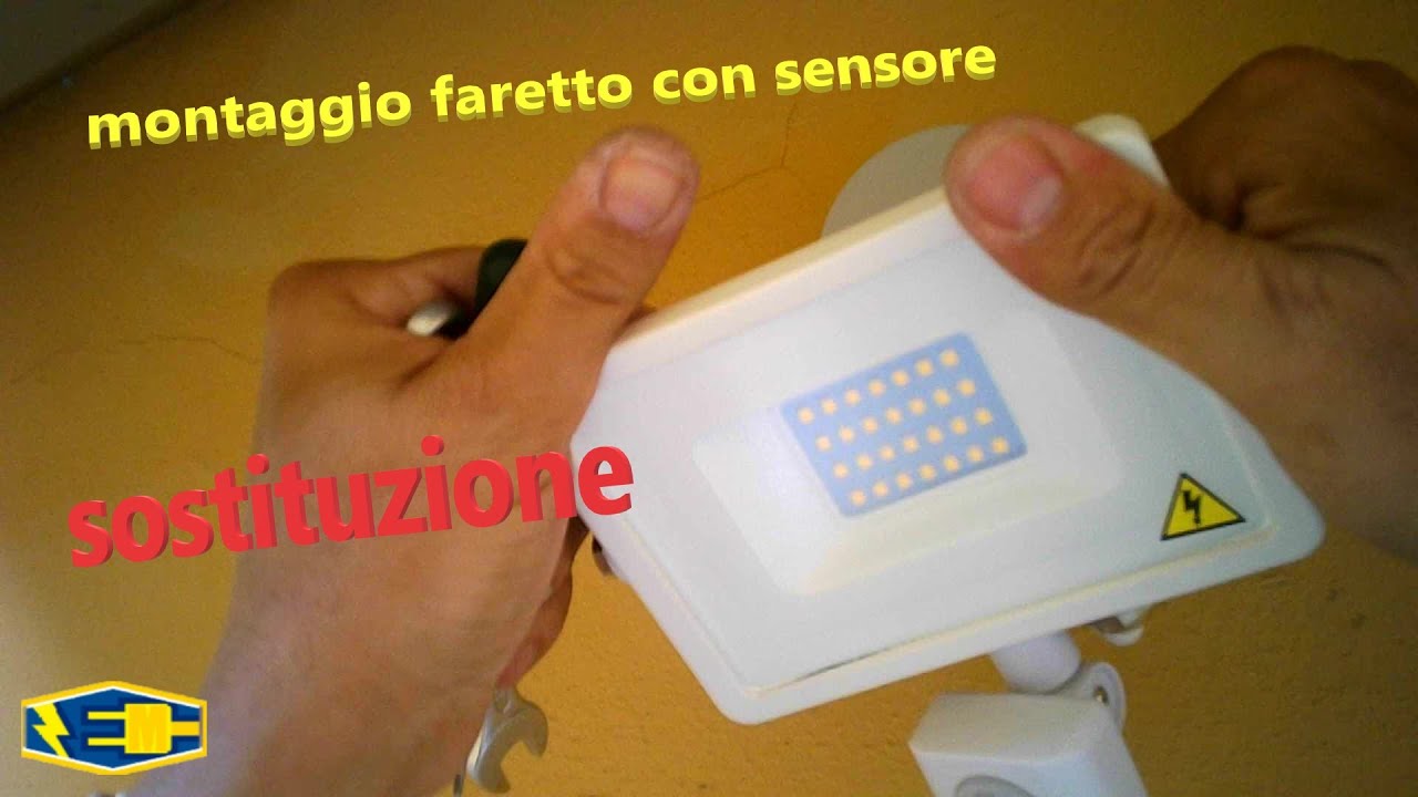 Tailcas 30W Faretto Led da Esterno con Sensore di Movimento, IP66