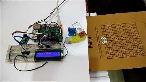 Automatic Gate Open/Close system using Raspberry Pi by Kingcompany🤘