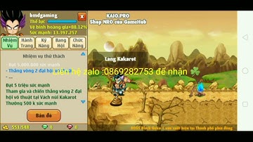 Ngọc Rồng Online - Tặng nick ss có đệ cho ae :3