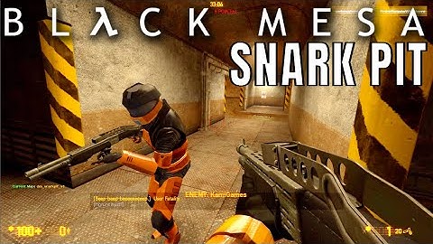 Black Mesa 2022 Multiplayer Gameplay on Snark Pit