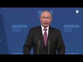 "Не было никакой враждебности" – Путин о встрече с Байденом
