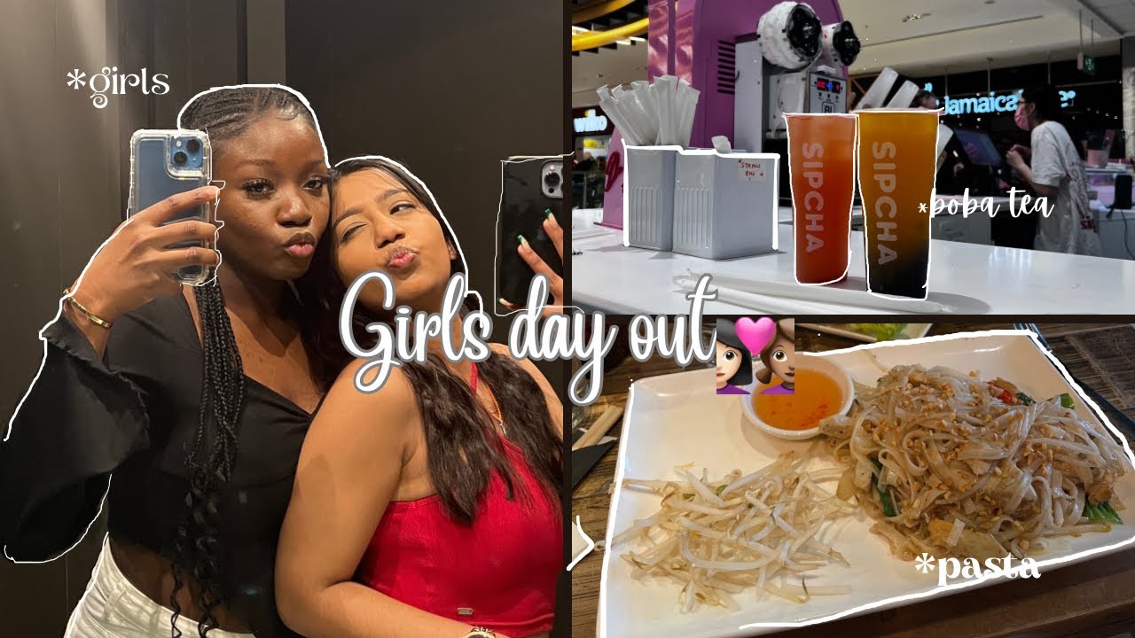 A DAY IN MY LIFE 👩🏻‍ ️‍👩🏽 trying a new restaurant, boba tea, bowling