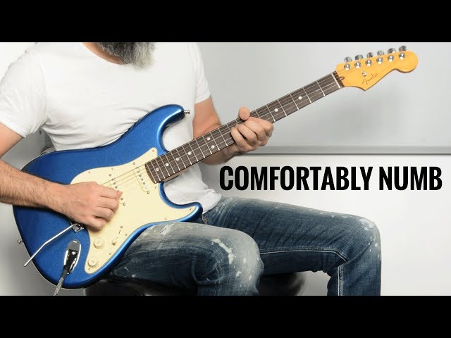 Pink Floyd Comfortably Numb... But It's a 10 Minutes Guitar Solo! Fender Ultra class=