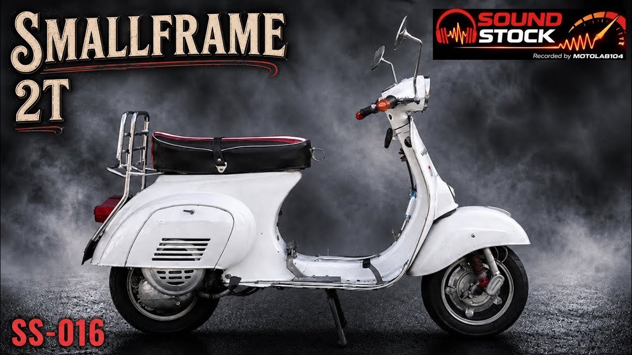 Vespa 125 Primavera ET3 | 2-Stroke Single Engine Sound (No Music 