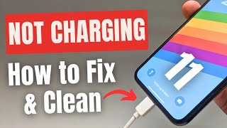 Iphone 11 Not Charging Or Loose Port - How To Clean & Fix Lightning Port 11, 11 Pro, 11 Pro Max