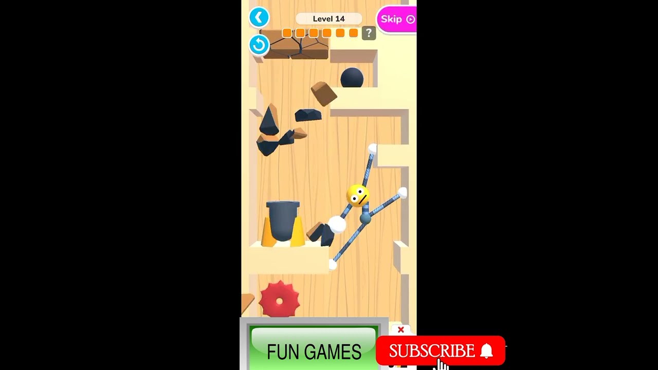 Funny Games 🥴- Level 13-17 Stretch Guy gameplay (Android, IOS)