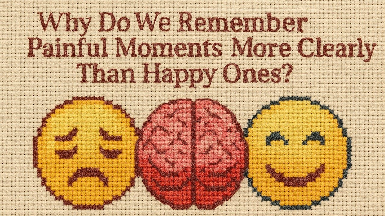 Why do we remember painful moments more clearly than happy ones