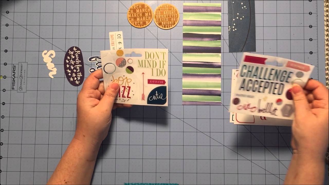 March Scraptastic Club Kit Layout Share & Kill a Kit Video