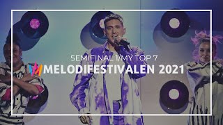 🇸🇪 Melodifestivalen 2021 - SemiFinal 1 - Top 7 (4K)