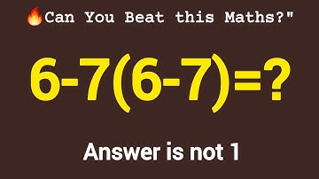 "This Math Trick Will Confuse You — Until You See the Answer!"#maths 