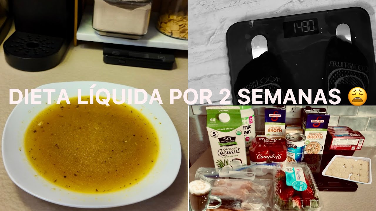 Vlog: hice dieta liquida por 2 semanas para perder peso