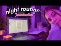 online school night routine *productive*