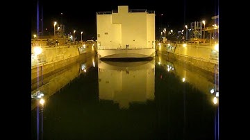 Docking of a Barge at a Graving Dock