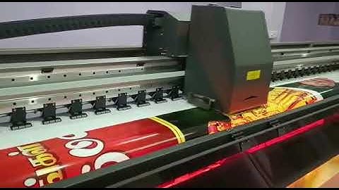 konica 1024i high speed flex banner printing machine