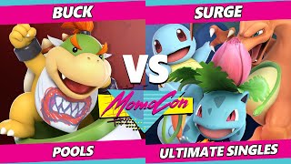 MomoCon 2023 - Buck (Bowser Jr.) Vs. Surge (Pokemon Trainer, Pyra Mythra) Smash Ultimate - SSBU