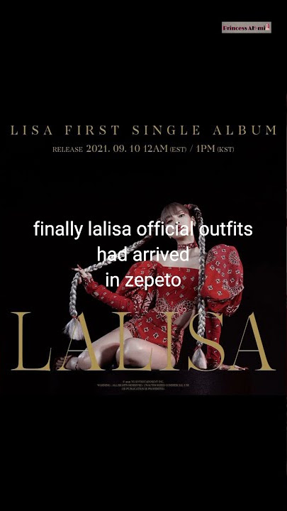 LALISA official outfits in zepeto #lalisa #zepeto #shorts #official