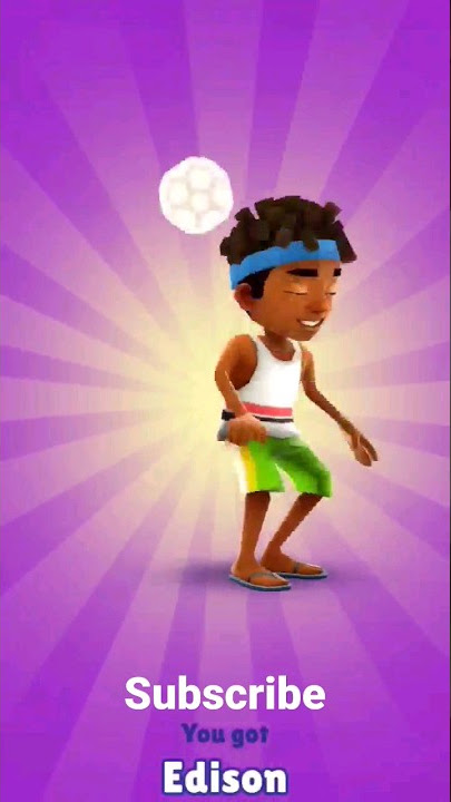 SUBWAY SURFERS EDISON URBAN TRAJE DESBLOQUEADO ♡ ♥ em 2023