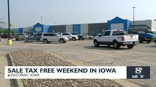 Sale Tax Free Weekend in Iowa