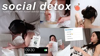 Social detox with me 🕊️ l face & body care🧖🏼‍♀️,อ่านหนังสือ📖,ทำขนม🫐,ดู netflix🎞️l Beamsareeda