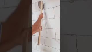 The process of opening a wall to allow the flow of electricity.#shorts