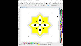 Как нарисовать простую мандалу в Corel Draw. Векторная графика для начинающих #CorelDraw