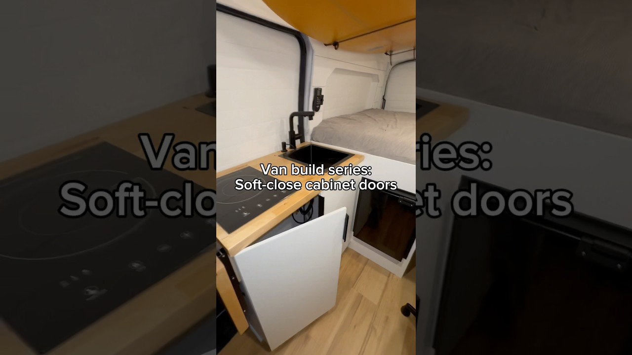 How I built soft-close cabinet doors in my camper van 
