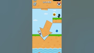 Slice Arrow ⬇️ Funny Game Level 🤣 #868 #shorts #shortsfeed #slicetosave #funny #gaming #viral