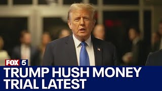 Trump hush money trial latest